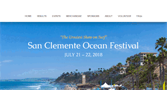 Desktop Screenshot of oceanfestival.org